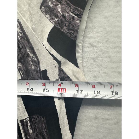 Donna Morgan Abstract Brushstroke Sheath Dress 12P Old Money - Picture 6 of 12